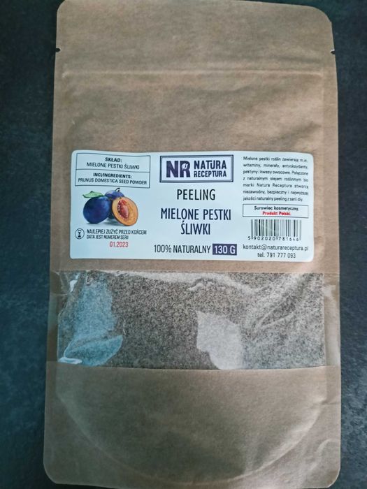 Natura Receptura – peeling z mielonych pestek śliwki