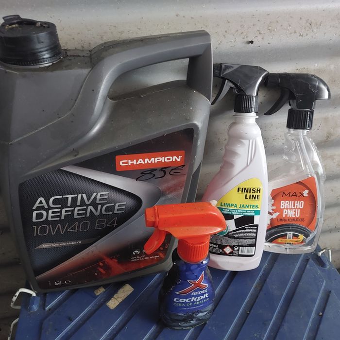 Produtos de limpeza de carros