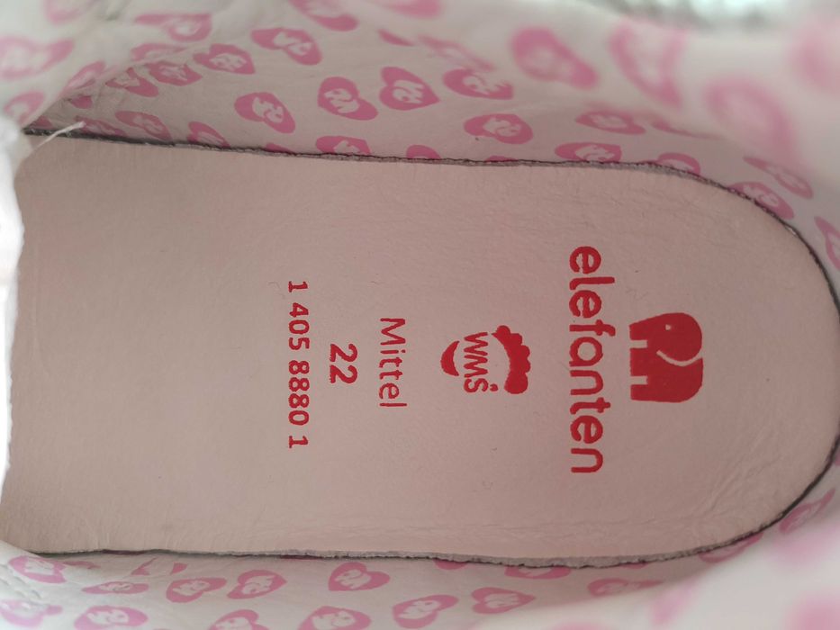 Buty elefanten rozm.22, długość wkładki 14,5cm
