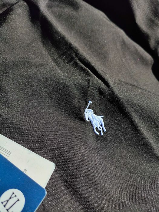 Czarna Koszula Polo Ralph Lauren