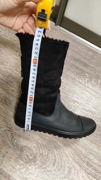 Женские зимние сапожки ECCO soft 7  р. 38 стелька 24,5см