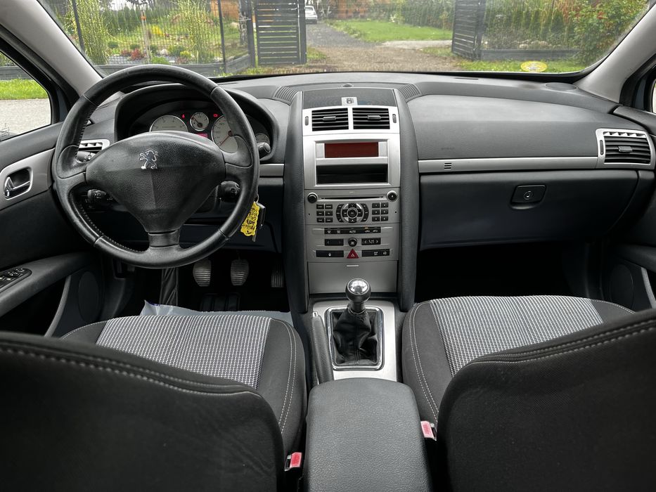 Peugeot 407 1.8 benzyna 2007r alufelgi chromy ZADBANY OPŁACONY