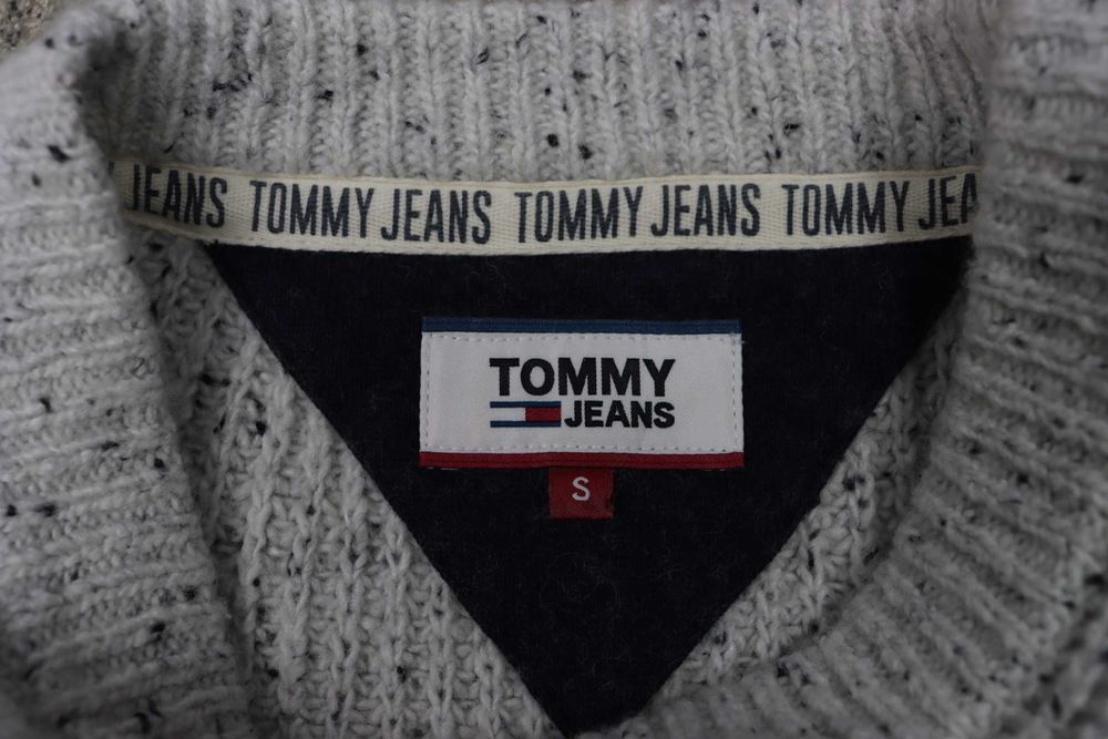 Tommy Hilfiger męski wełniany sweter rozmiar S