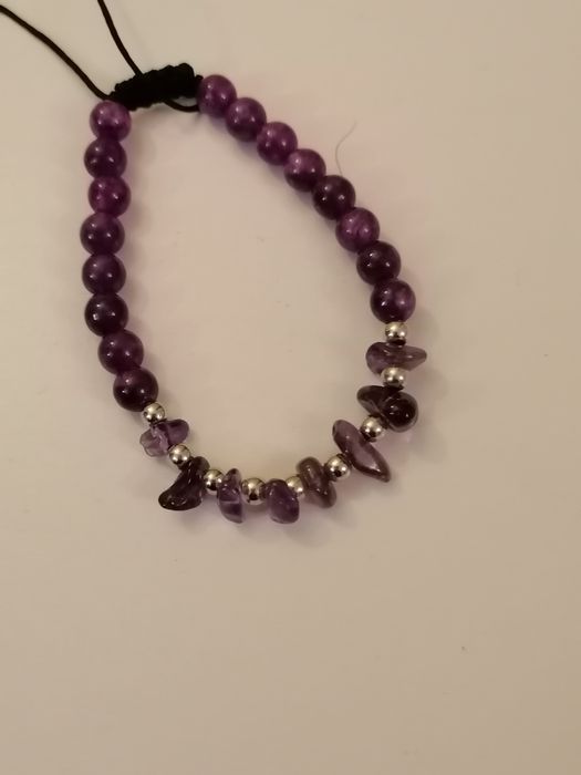 Pulseiras de pedras ( ametista purificada)