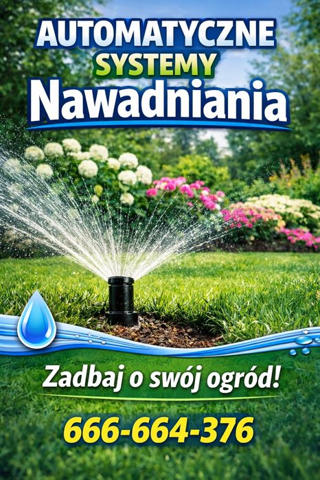 Automatyczne Systemy Nawadnianie Ogrodu, serwis, trawniki
