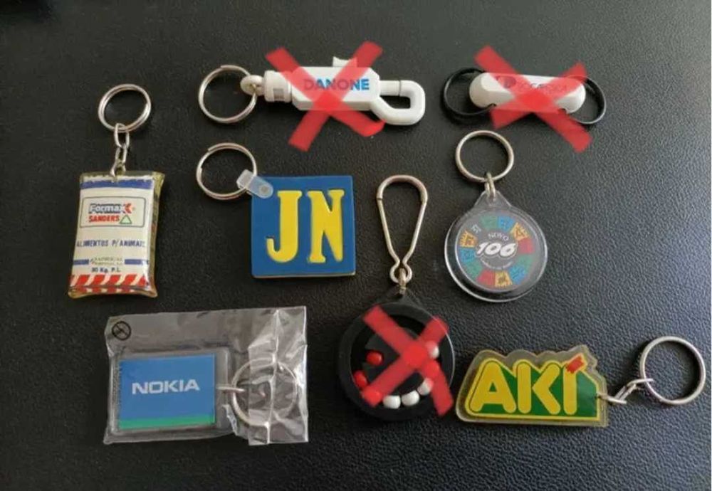12 Porta-Chaves c/ Várias marcas