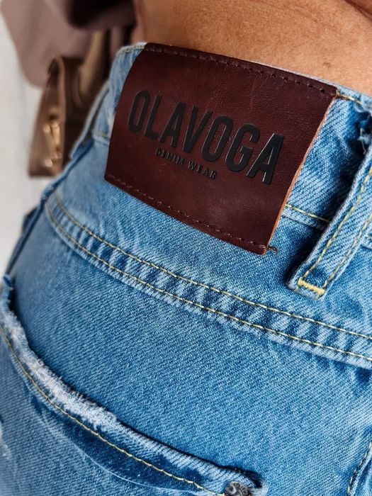 Spódniczka jeansowa Olavoga NOVA XS S M niebieska czarna