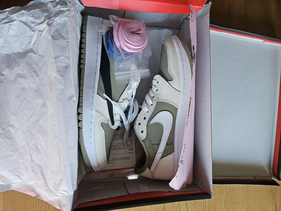 Air Jordan 1 Retro Low Golf Travis Scott Neutral Olive