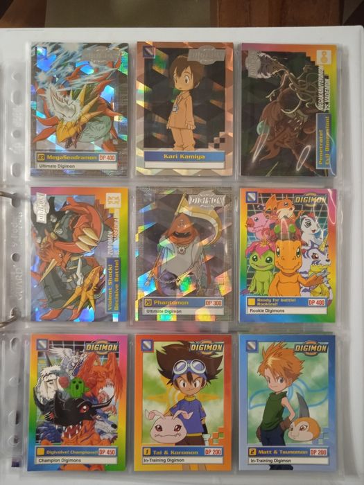 Cartas Digimon Colecionáveis