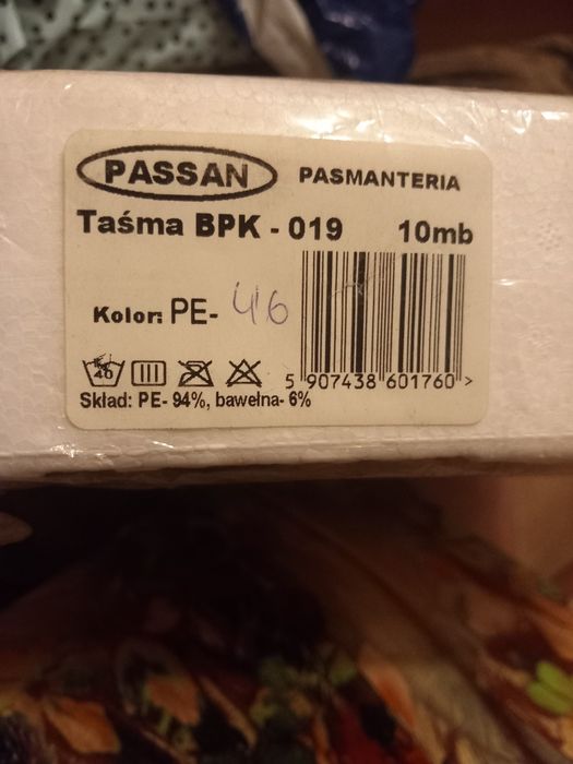 Nowa taśma pasmanteryjna z chwostami
