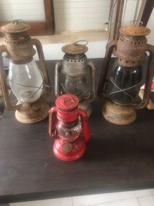 Candeeiro lanterna petróleo