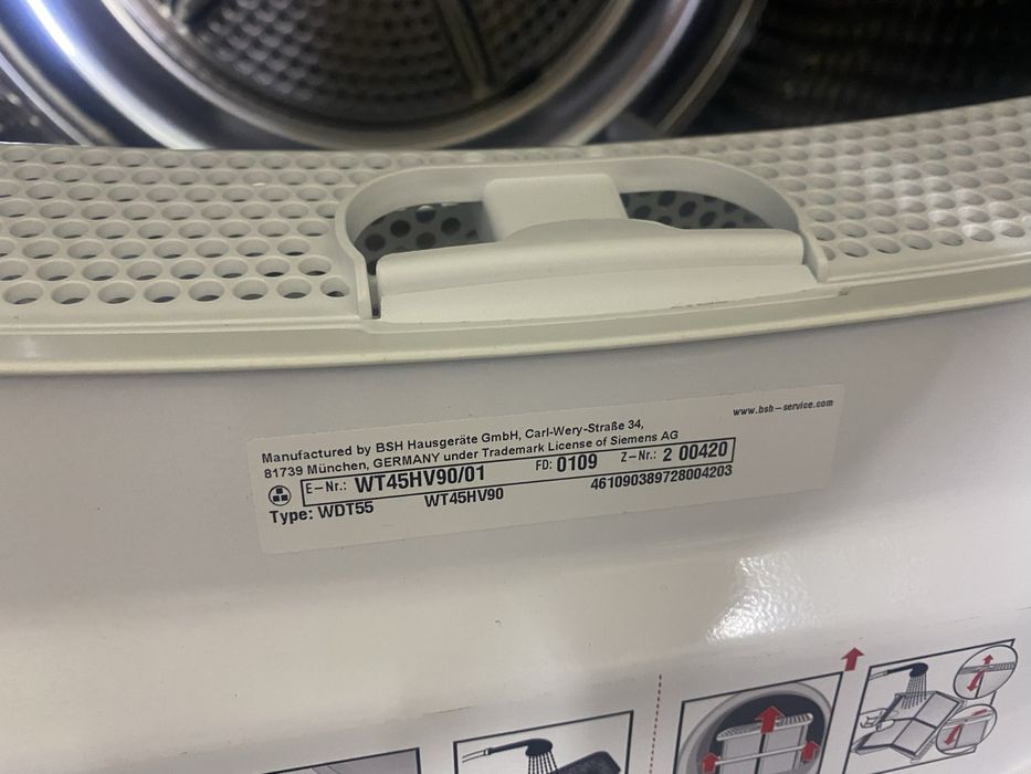 Сушильна машина Siemens Bosh  iq300