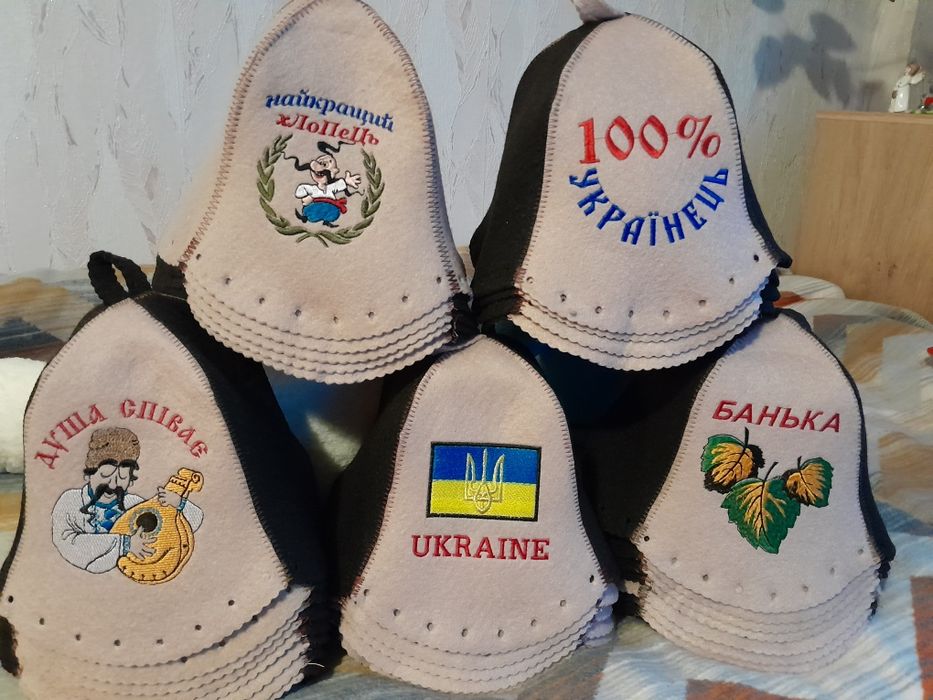 4 мм плотный фетр термо шапка в баню сауну лазню качество