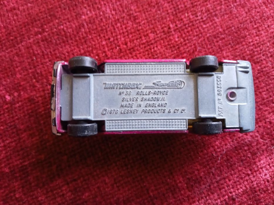 Resorak Matchbox . Rolls Royce 1979 R. Made  in England.