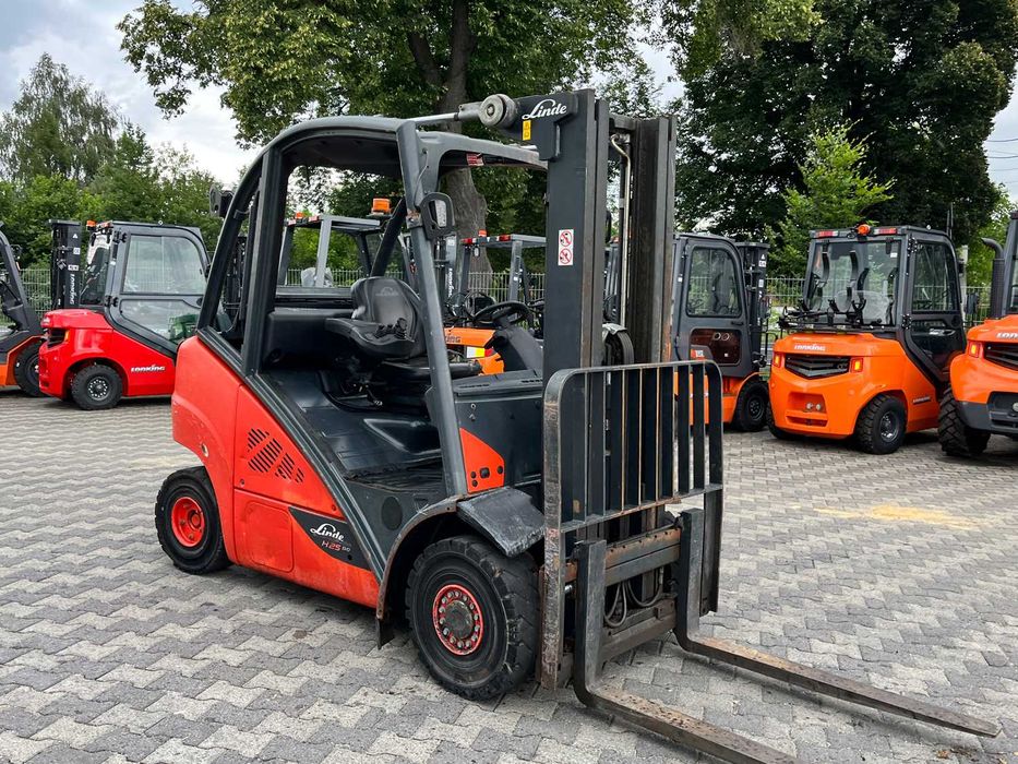 Linde H25T wózek widłowy gazowy LPG Triplex 4,7m 2500 kg | 7755h
