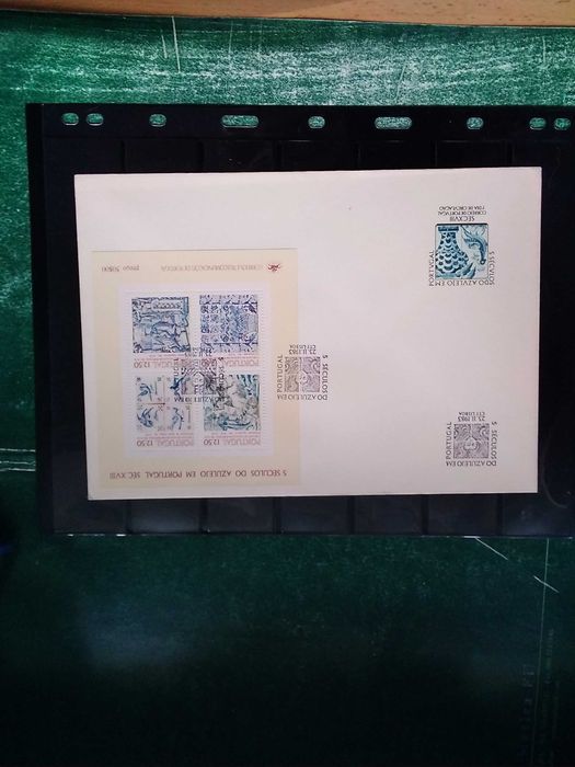 1983 FDC Do Bloco 5 Seculos Do Azulejo Em Portugal MNH **