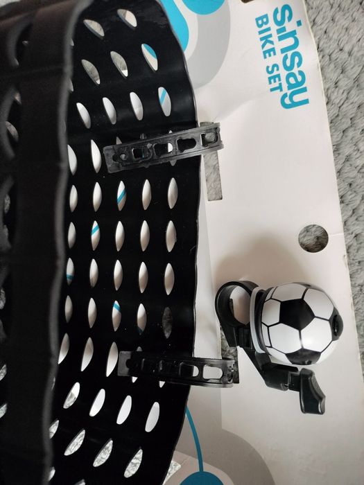 Koszyk do roweru dzwonek piłka piłkarski