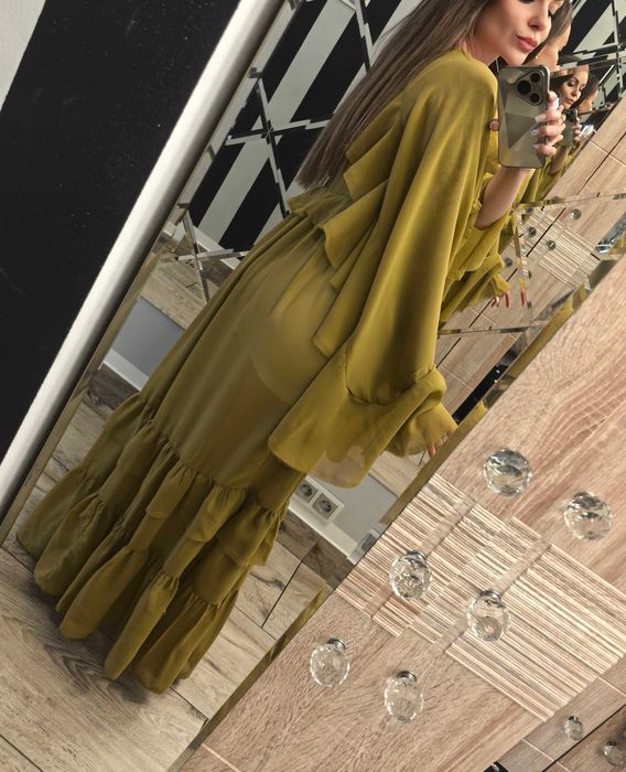 Asos piękna bohemia boho zwiewna mgiełka 34 XS impreza lato na codzień