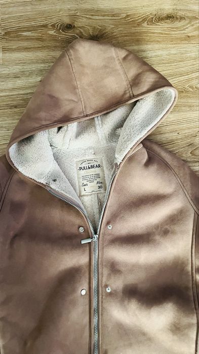 Sztuczny kożuch futro damskie męskie  L 40 pull& bear