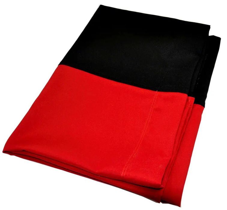 Прапор ОУН УПА червоно чорний з габардину