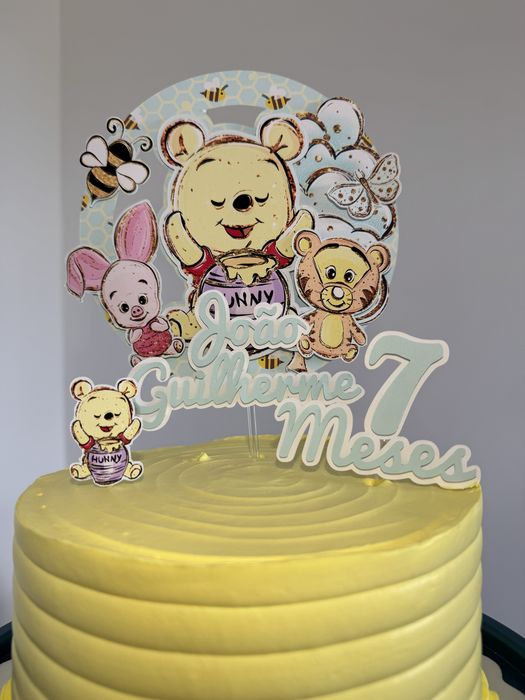 Topo de bolo personalizado