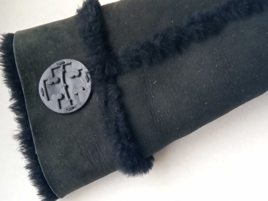 Женские зимние сапоги на овчине TORY BURCH  р.36-37