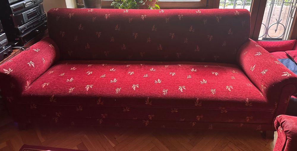Zestaw mebli antycznych sofa kanapa fotele
