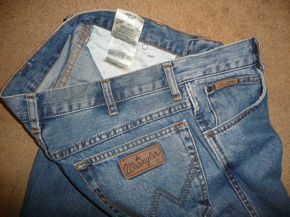 Spodnie dżinsy WRANGLER W36/L32=46,5/108cm jeansy Texas