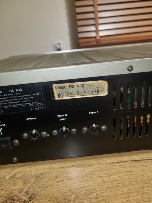Amplituner Saba RS930