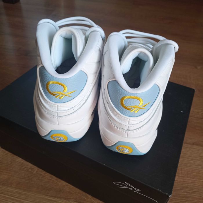 Biało - niebieskie buty Reebok