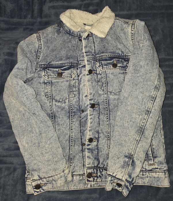 Kurtka jeansowa z kożuszkiem