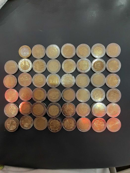 Moedas 2€ todas diferentes