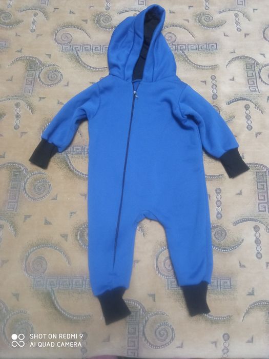 Продам теплий комбінезон на флісі 74 розмір