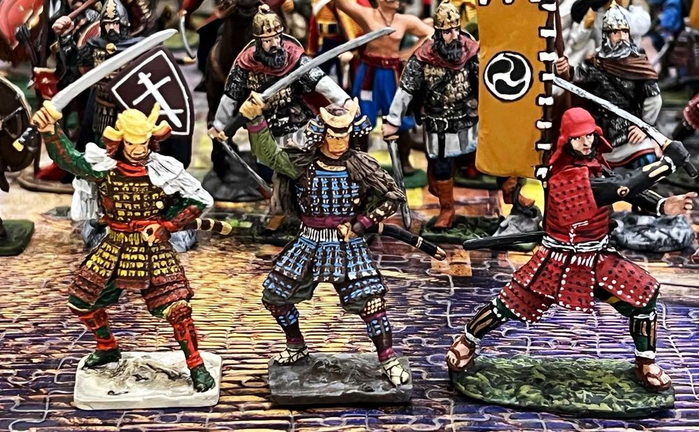 Оловянные солдатики . Древняя Япония