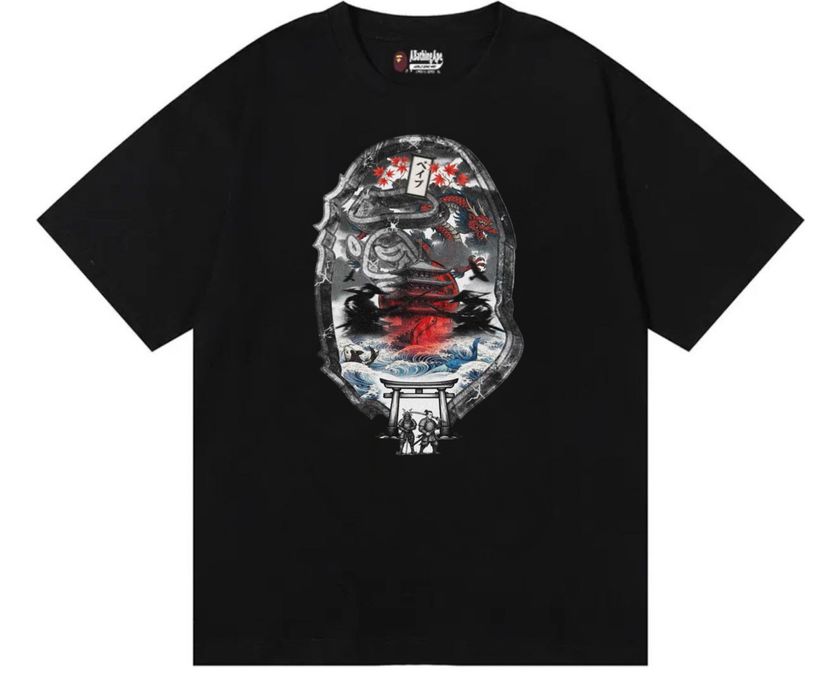 Футболки Bape Logo унисекс бейп черные белые унисекс новника