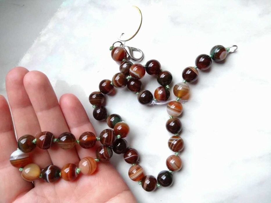 Намисто Агат. Натуральний камінь. Нове.