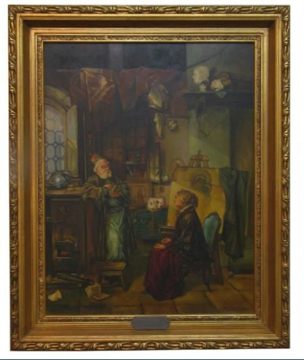 Quadro a óleo Domenico Induno