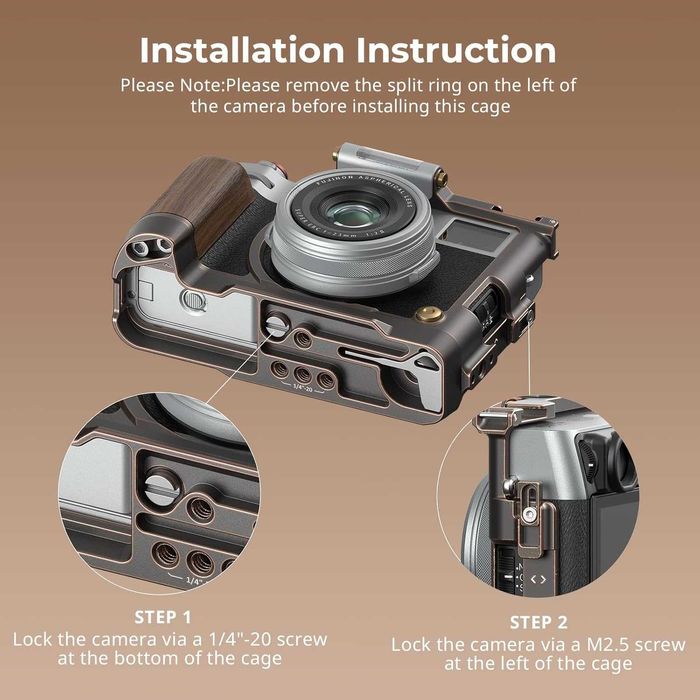 SmallRig 4557 - klatka operatorska retro do aparatów Fujifilm X100VI