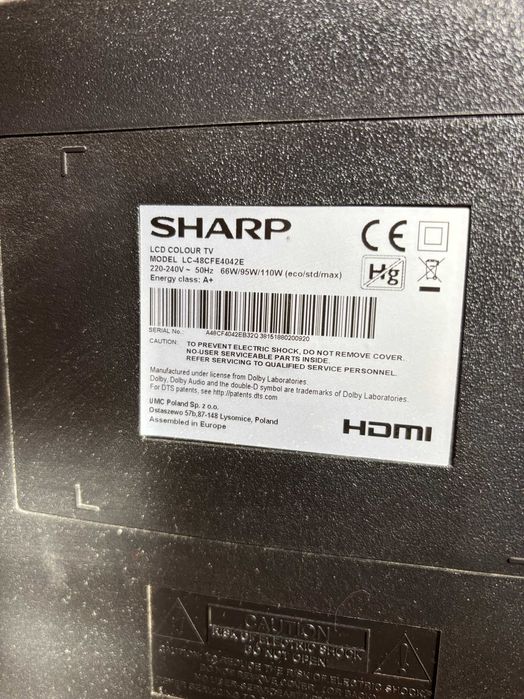 Telewizor Sharp LC-48CFE4042e 48 cali