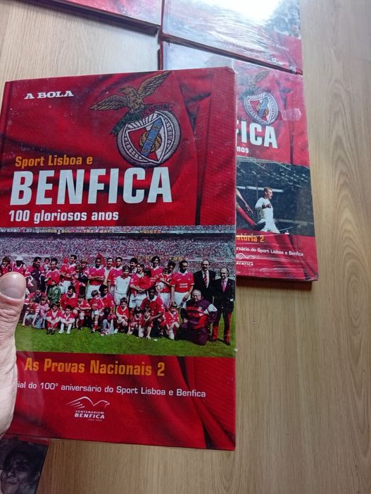 Conjunto de livros sport Lisboa e Benfica
