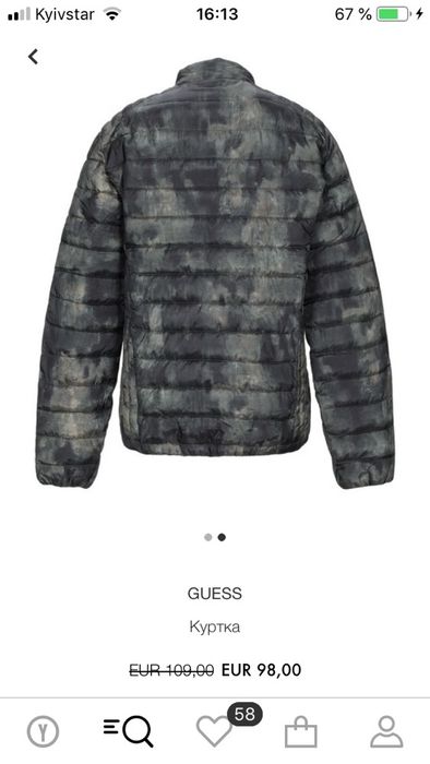 Куртка Guess демисезонная ,р.М. Новая из Италии!