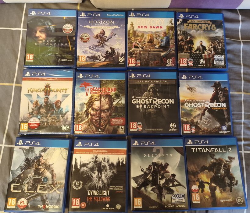 Zestaw Używane gry PS4
