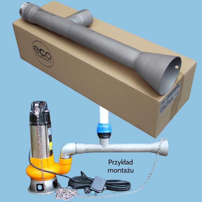 Dyfuzor aerator strumienica do napowietrzania wody stawu jeziora ściek