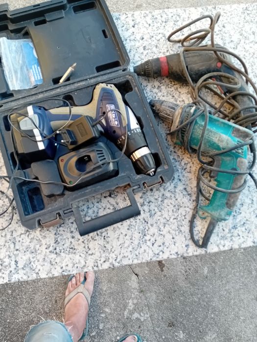 Conjunto de 3 aparafusadoras