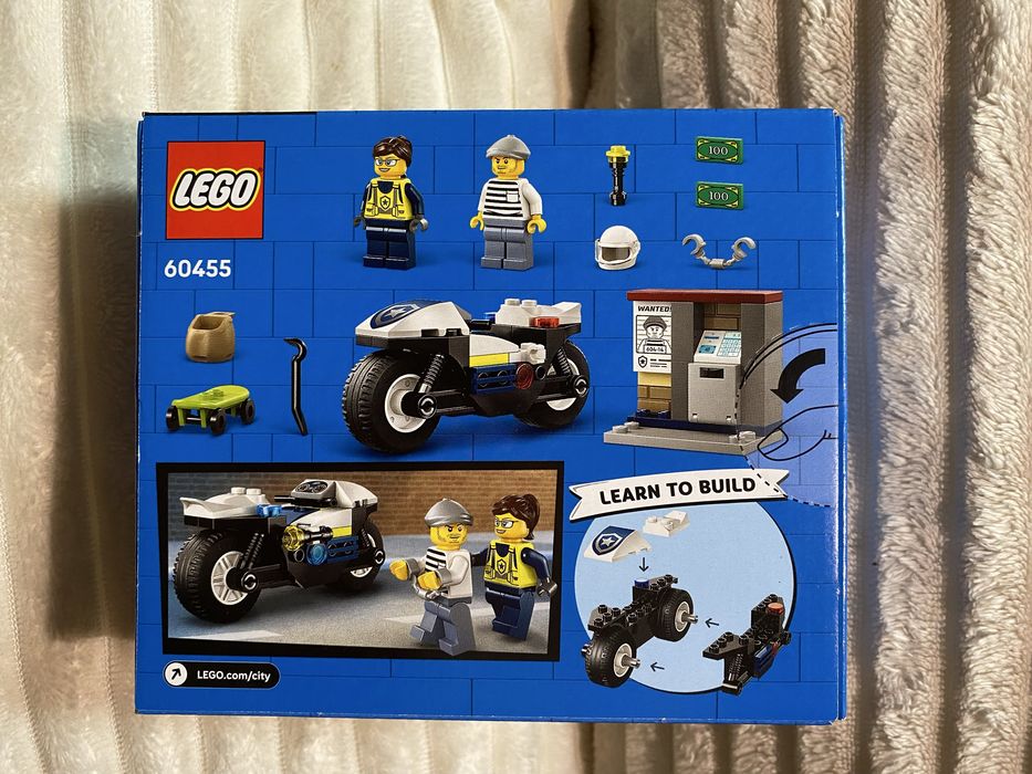LEGO® 60455 City - Pościg na motocyklu policyjnym
