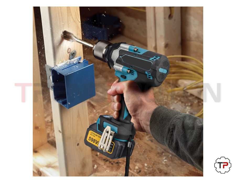 Chave de Impacto 1800NM c/ 2 Baterias oferta kit chaves de caixa