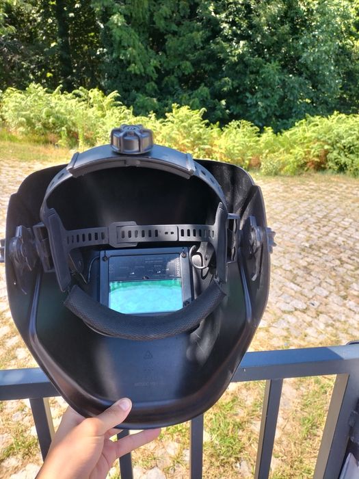 capacete de soldadura