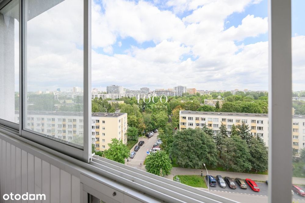3 pokoje z loggią | Saska Kępa | Widok na most