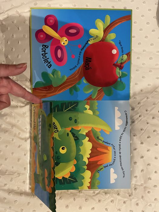 Livro atrativo: Espreita e aprende Palavras