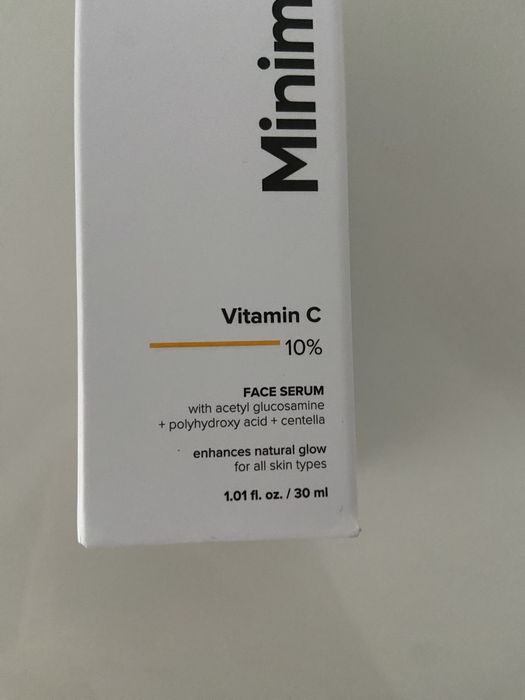 Conjunto de dois séruns faciais da marca Minimalist